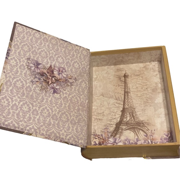 Pooch & Sweetheart Paris Themed Hidden Storage Book! - Picture 2 of 10
